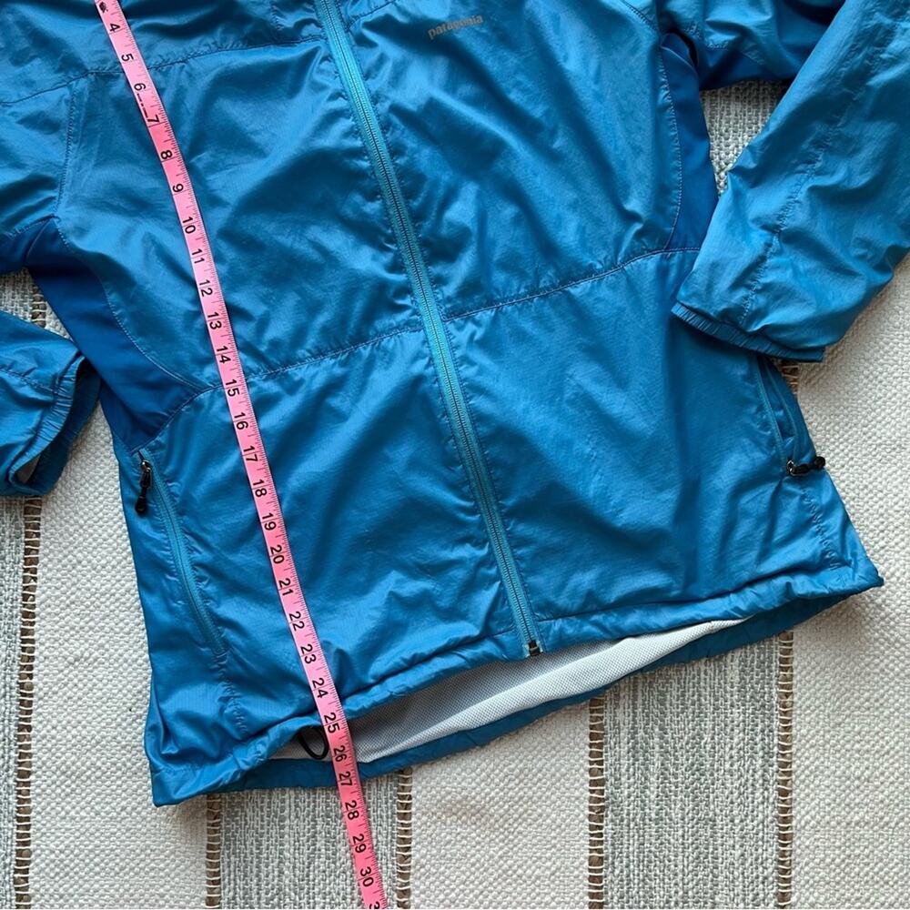 Patagonia Blue Long Sleeves Lightweight Zip Up Jacket Women’s Size Large - Picture 7 of 11